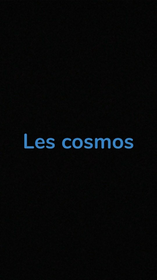 Les cosmos